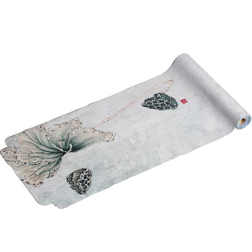 茶道配件-茶席-彩绘鹿皮绒茶席 商品图4