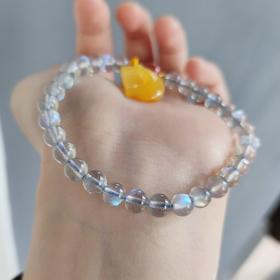 灰月光单圈手串