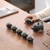 日式手绘远山1茶壶6茶杯茶具套装 整套简约办公居家日用陶瓷功夫茶具 商品缩略图3