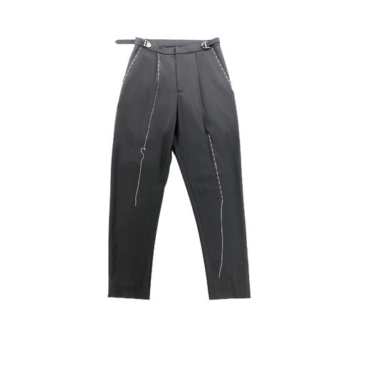 金属扣腰头长裤-十点睡觉 商品图2