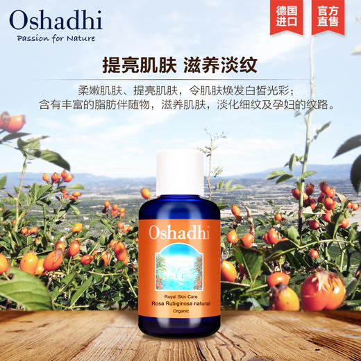 德国O家天然玫瑰籽油玫瑰果油 身体按摩油基础油基底油JPY带授权招加盟代理 商品图1