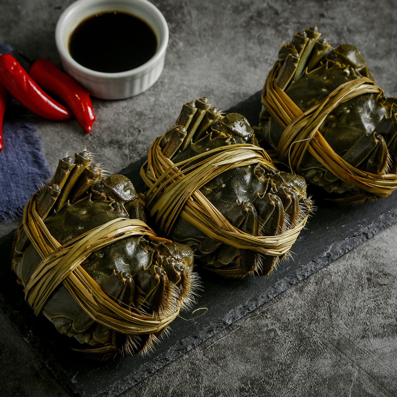 【PLUS会员专享蟹卡】公蟹3两*3只+母蟹2.5两*3只