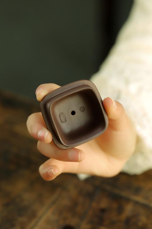 紫砂壶传炉徐军制原矿紫茄泥225cc9孔