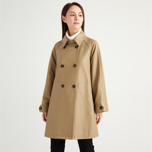 20676 IN AND ON 绵羊皮女士风衣皮衣 商品图3