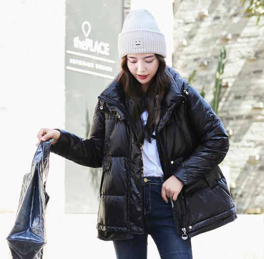 【服饰鞋包】短款羽绒服小个子女冬装白鸭绒加厚韩版宽松冬季面包服 商品图6