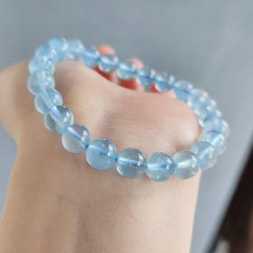 海蓝宝单圈手串