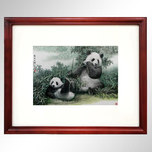 【少量现货】大熊猫走向世界150周年-银版画 商品图2