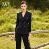 IWY/黑色长袖西装长裤套装CP203012 商品缩略图0
