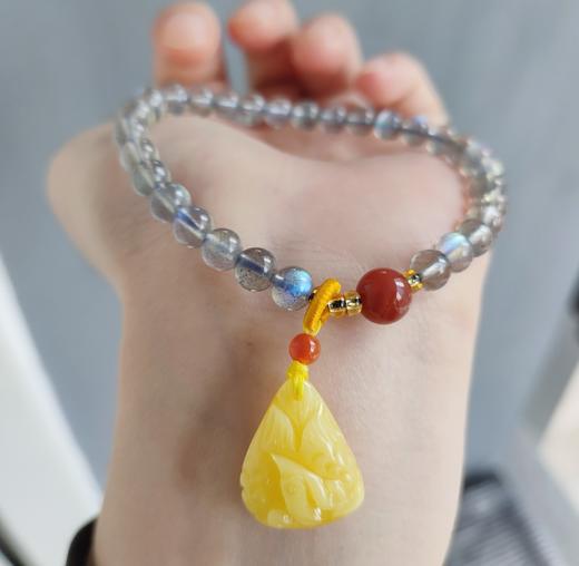 灰月光单圈手串 商品图1