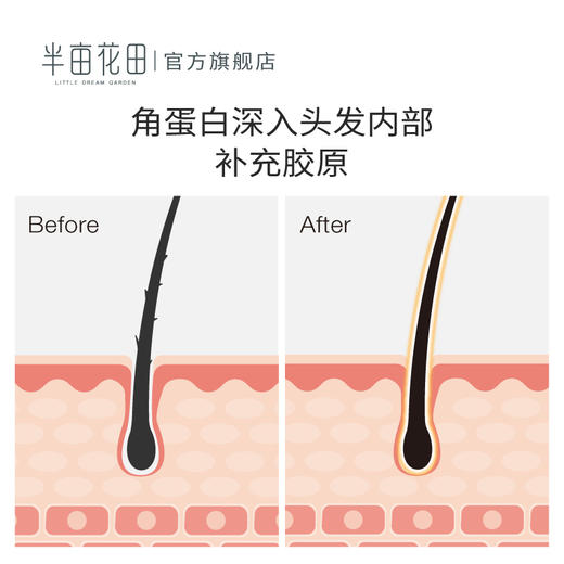 半亩花田氨基酸修护滋养护发素女香味持久烫染修复顺滑男改善毛躁JPY带授权招加盟代理 商品图2