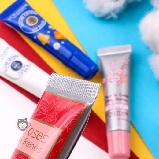 欧舒丹 甜蜜樱花 玫瑰 青柠 紫罗兰 缤纷润唇膏12ML护唇预防起皮JPY带授权招加盟代理 商品图3