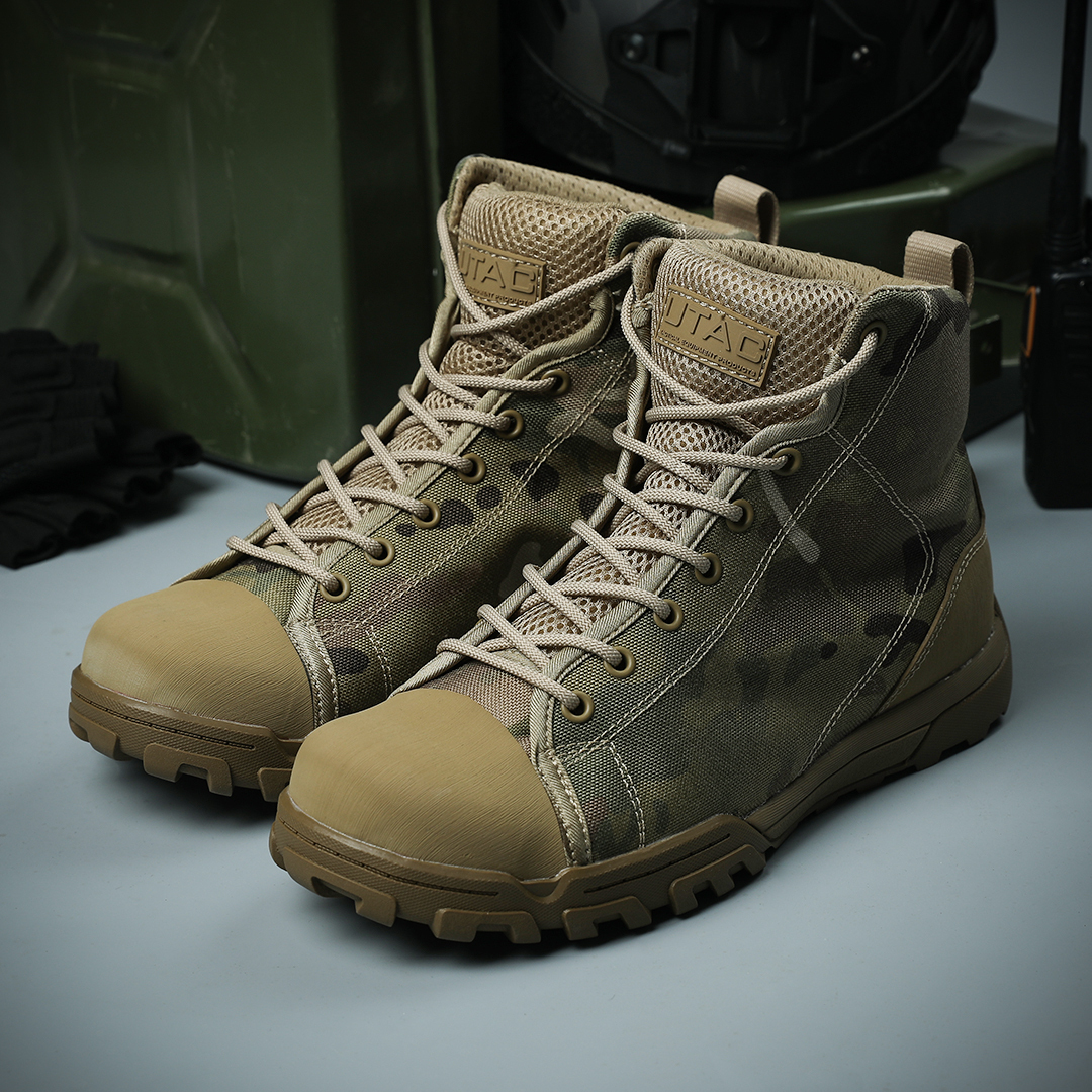 坚固耐磨凯夫拉防穿刺6寸战术靴