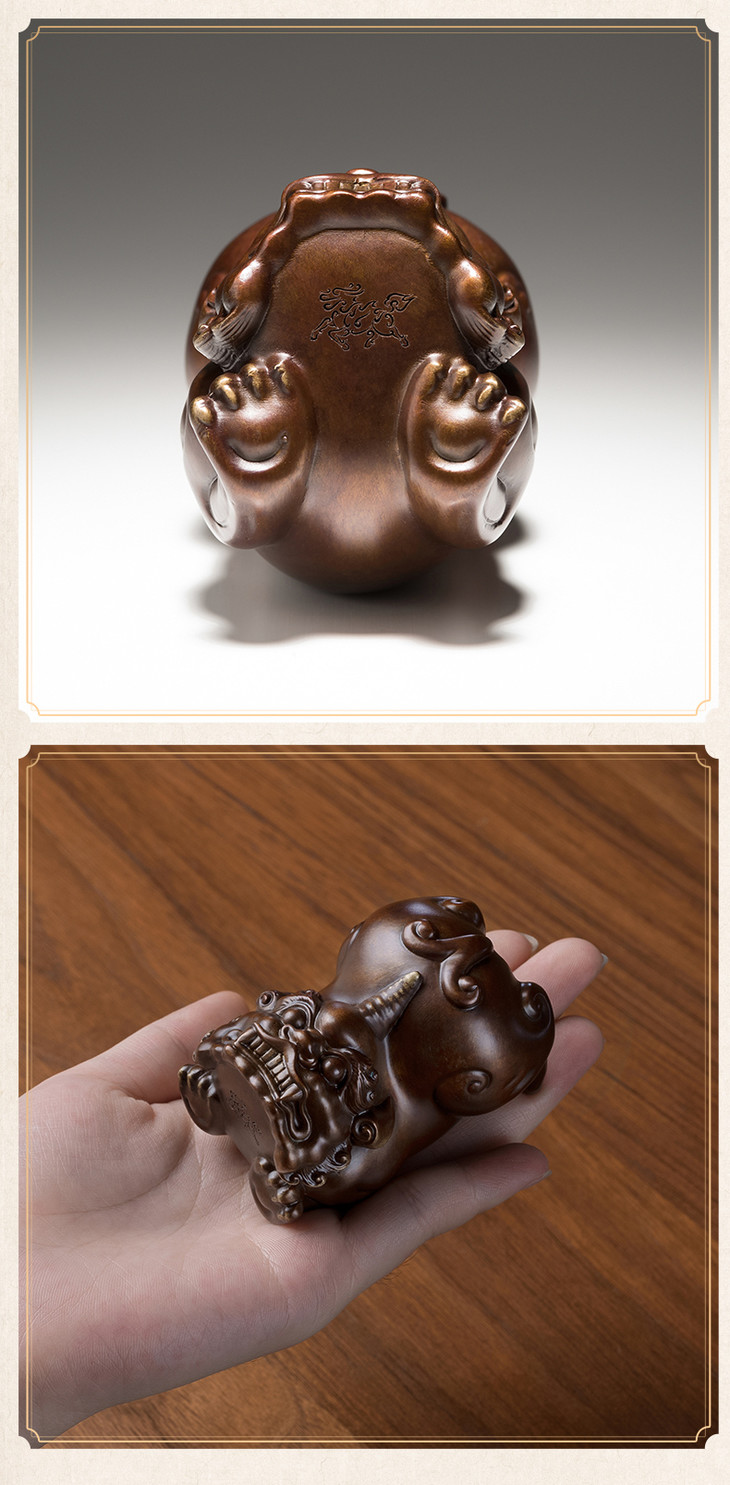 新品铜师傅全铜摆件财到家居饰品铜工艺品摆件