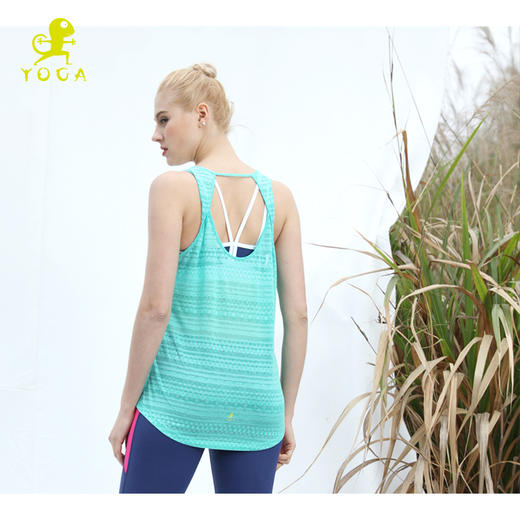 壁虎瑜伽《速干背心18SY001/6/9》罩衫无袖轻薄t恤速干衣健身服上衣夏 （无胸垫）清仓不退不换 商品图1