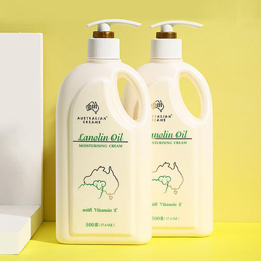 【孕妇可用】澳洲 G&M澳芝曼 绵羊油滋润维e身体乳 500g 商品图2