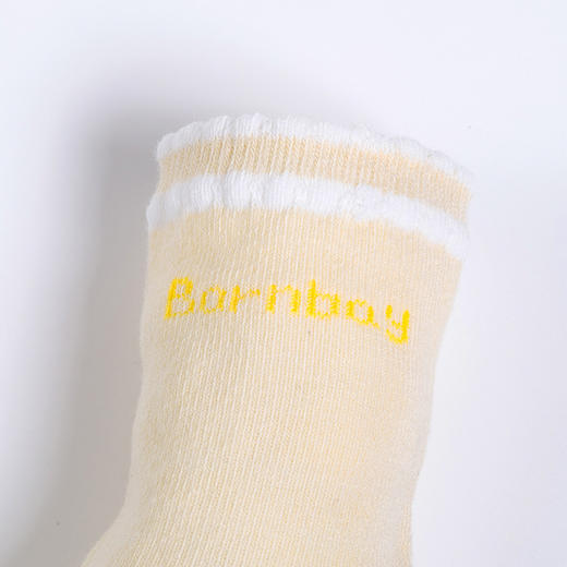 贝贝怡男童女童中筒棉袜平纹袜保暖宝宝袜子3条装 商品图5