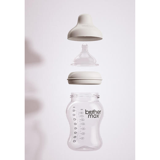 brothermax麦克斯兄弟初生婴儿宽口径玻璃奶瓶新生儿宝宝防呛奶断奶 商品图2