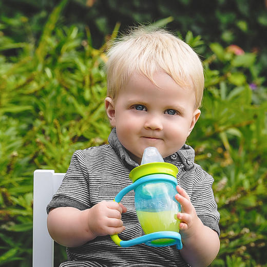 brothermax婴儿宝宝喝水杯学饮杯鸭嘴杯两用带手柄防摔漏防呛水杯 商品图3