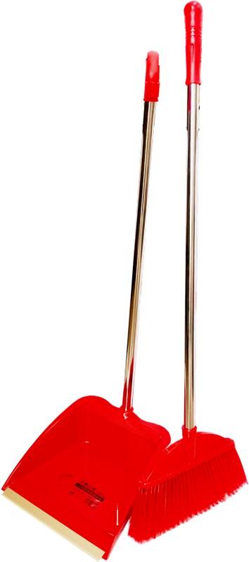 优而佳不锈钢柄垃圾铲软胶丝扫把套装室内居家办公室软毛扫帚尘必洁地板簸箕笤帚塑料扫把斗组合套装不锈钢家用撮箕笤帚不粘头发扫地神器扫帚垃圾铲 商品图8