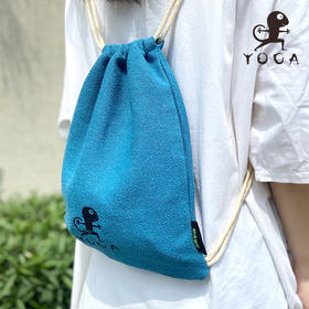 现货秒发【壁虎抽绳背包】花式纱双肩时尚抽绳包