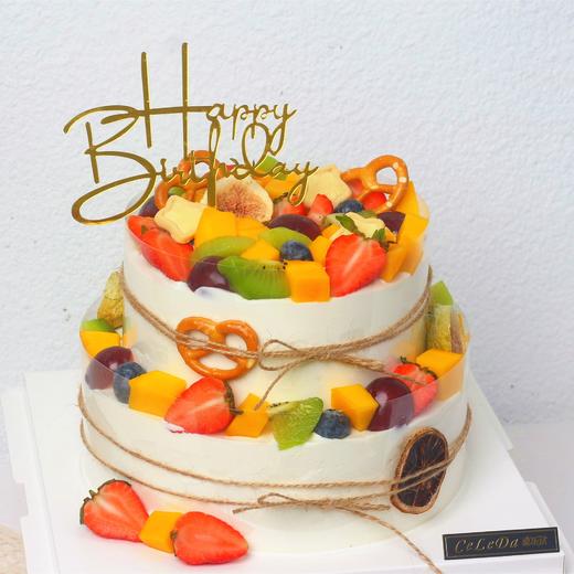 【优品系列】---【实拍图】--【达达果园】新鲜水果/水果干等表层装饰蛋糕 商品图0