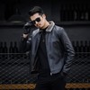 MY-NS531117秋季新款翻领男装皮衣休闲外套 商品缩略图1