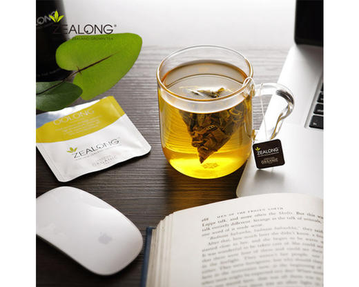 ZEALONG杰境 时尚系列原叶有机袋泡茶 浓香乌龙茶 2.5g*12袋/盒 商品图2