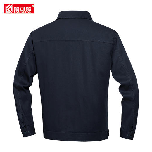 秋冬纯棉工作服套装男士工人工厂车间厂服加厚耐磨女款劳保上衣 商品图4