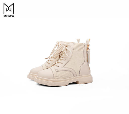 墨瓦亲子viva飞织牛皮马丁靴 商品图3