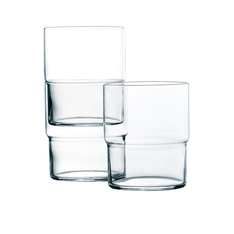 日本进口东洋佐佐木金奖产品 强化玻璃杯家用可收纳耐热无铅玻璃