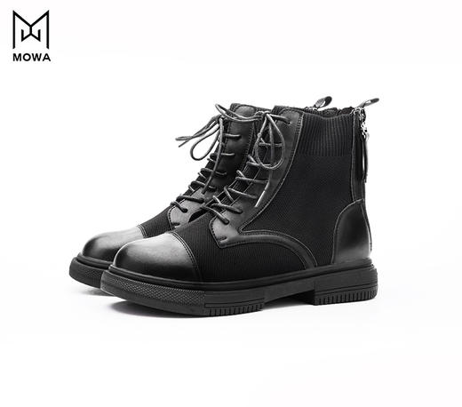 墨瓦亲子viva飞织牛皮马丁靴 商品图0