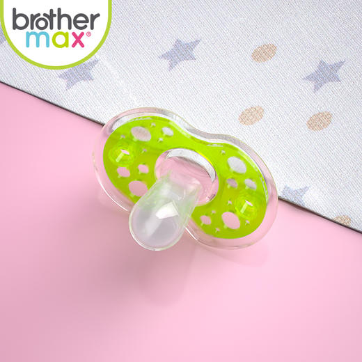 brothermax新生婴儿安抚奶嘴仿母乳宝宝安睡型安慰神器全硅胶超软 商品图1