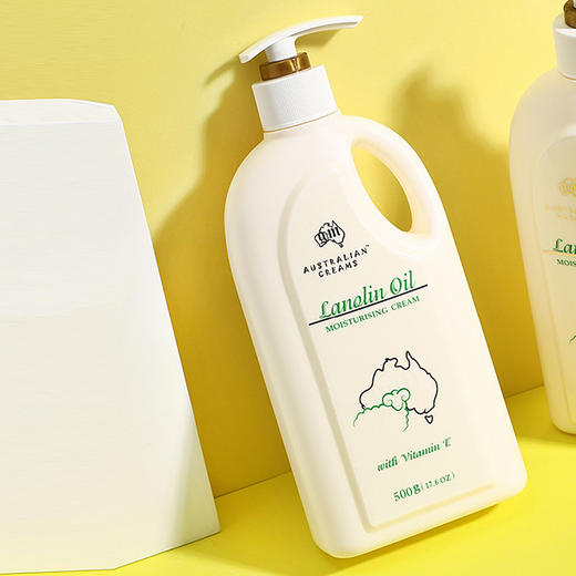 【孕妇可用】澳洲 G&M澳芝曼 绵羊油滋润维e身体乳 500g 商品图1