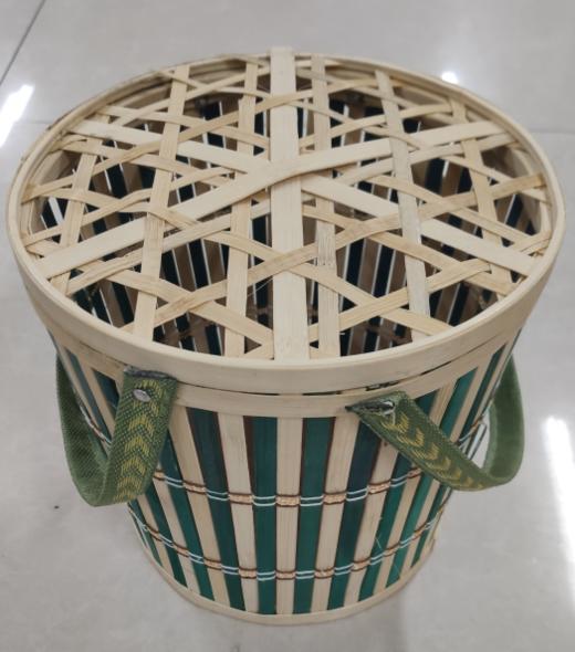 郧阳绿壳土鸡蛋50枚精美竹篮装 商品图5