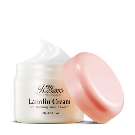 Rosanna诺珊娜 绵羊油面霜全身体乳润肤保湿孕婴可用100g 商品图9