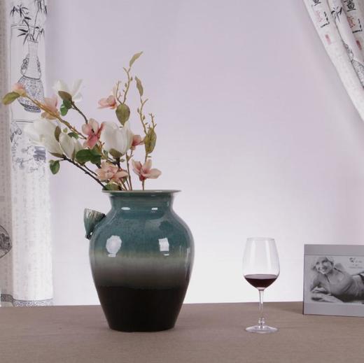【花瓶】落地大花瓶摆饰 景德镇陶瓷工艺品 颜色釉花瓶,不含花 商品图0