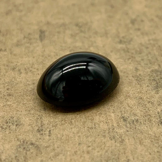 派瑞翡翠 翡翠戒面 糯种 墨翠 商品图1