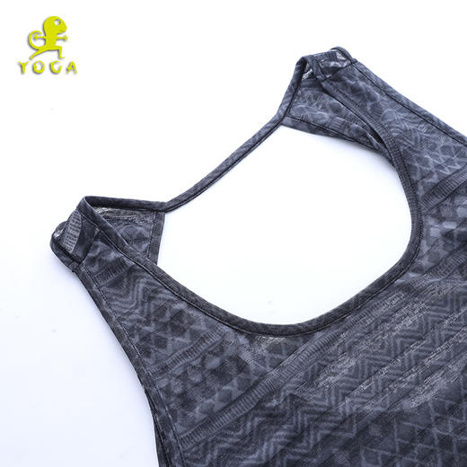 壁虎瑜伽《速干背心18SY001/6/9》罩衫无袖轻薄t恤速干衣健身服上衣夏 （无胸垫）清仓不退不换 商品图3