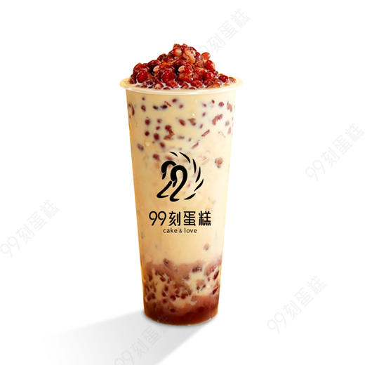 香甜红豆奶茶原味经典奶茶红蜜豆精心调制抵挡不住浓浓幸福感t