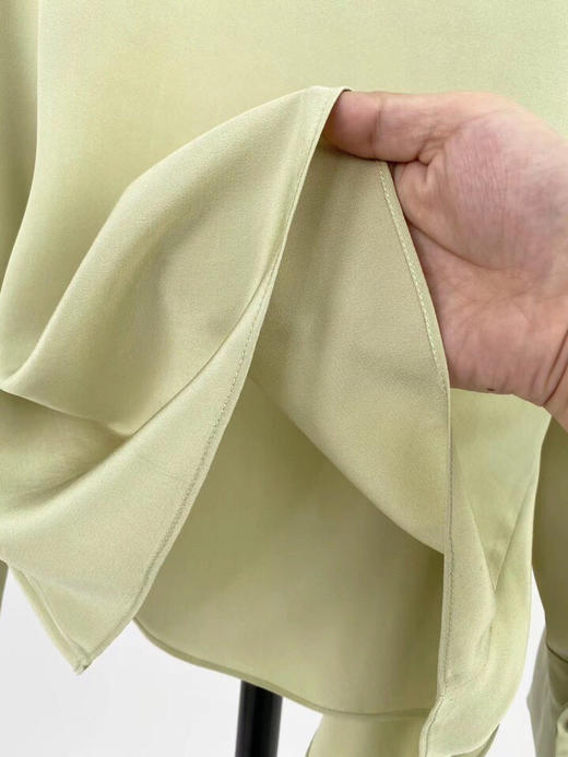 ic 20秋冬新款重绉超设计感真丝飘带衬衫(中下旬出)