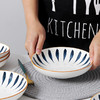 「日式手绘瓷器餐具」16件套日式和风千叶草手绘餐具套装 盘子/碗 商品缩略图9