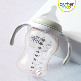 brothermax 原装进口新生婴儿宝宝带手柄防漏奶瓶