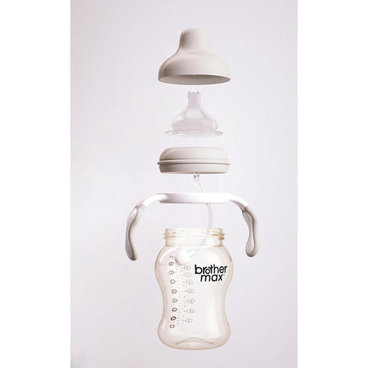 brothermaxPPSU大宝宝宽口奶瓶吸管重力球手柄新生儿婴儿断奶神器 商品图4