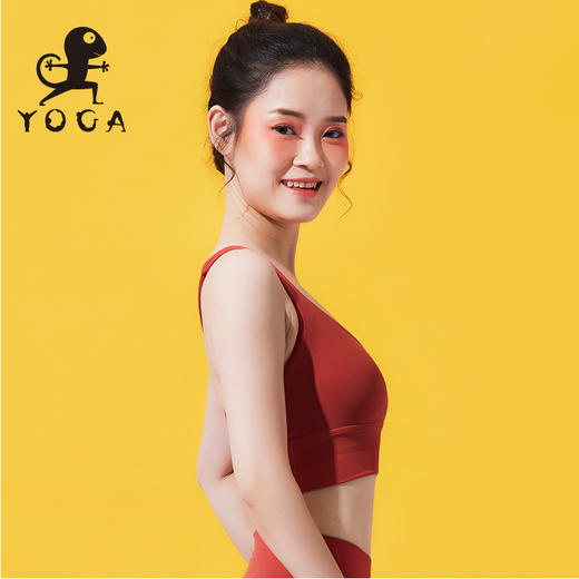 壁虎瑜伽《赫本-上衣》夏季新款裸感美背Bra（有胸垫） 商品图3