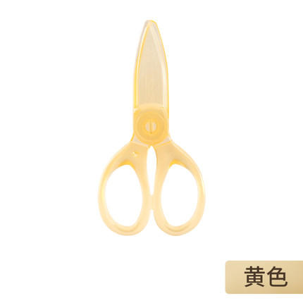 国誉淡彩曲奇全树脂儿童剪刀 商品图0