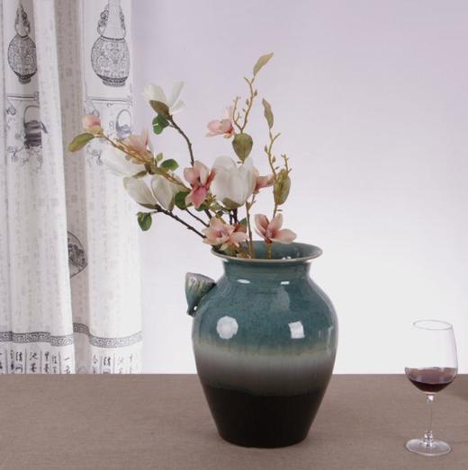 【花瓶】落地大花瓶摆饰 景德镇陶瓷工艺品 颜色釉花瓶,不含花 商品图1