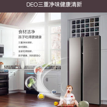 海尔（Haier）冰箱BCD-600WDGN玛瑙棕 商品图5