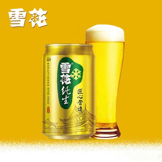 y雪花纯生啤酒六连包330ml6