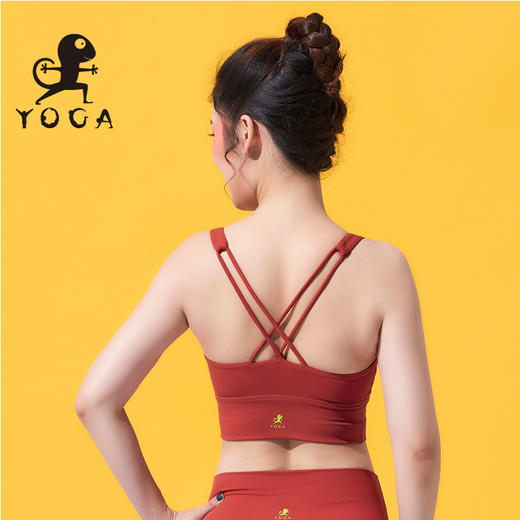 壁虎瑜伽《赫本-上衣》夏季新款裸感美背Bra（有胸垫） 商品图4