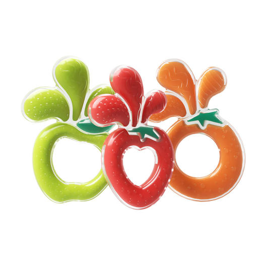 brothermax磨牙棒牙胶婴儿0-3-6-12月宝宝牙咬胶玩具苹果草莓橙子 商品图4